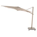 Siesta premium zweefparasol 300x300 cm latte frame sand 4, Tuin en Terras, Parasols, Ophalen of Verzenden, Nieuw