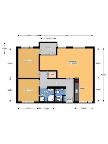 Te Huur 3 kamer Appartement Nieuwe Doelenstraat In Hilversum, Direct bij eigenaar, Noord-Holland, Hilversum, Appartement