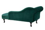 Design chaise longue CHESTERFIELD 170 cm smaragdgroen, Ophalen of Verzenden, Nieuw