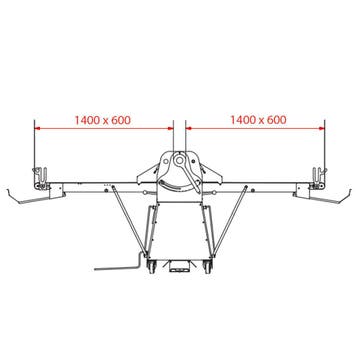 Diamond Banduitroller | Op Voetstuk | 600x1400mm | 0.75kw |, Ophalen of Verzenden, Nieuw in verpakking
