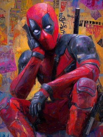 Canvas Fit - Alberto Ricardo - Deadpool: El Antihéroe, Nieuw