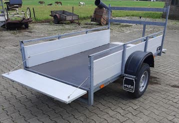 Wesco enkelasser geremd zware uitvoering, Auto diversen, Aanhangers en Bagagewagens, Ophalen, Nieuw