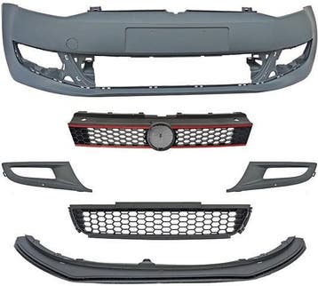 VoorBumper VW Polo 6R GTI look, Auto-onderdelen, Ophalen of Verzenden, Nieuw