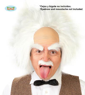 Einstein Pruik Met Kaal Voorhoofd, Ophalen of Verzenden, Nieuw