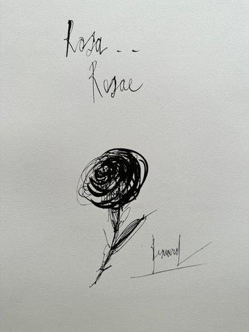 Bernard Buffet (1928-1999) - Rosa..Rosae, Antiek en Kunst