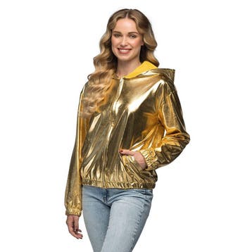 Goud Jasje Met Rits, Verzenden, Nieuw, Feestartikel