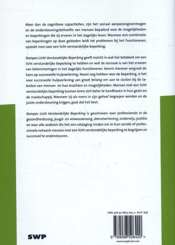 Licht verstandelijke beperking / Kompas 9789088506420, Boeken, Studieboeken en Cursussen, Verzenden, Zo goed als nieuw, Yvette de Beer