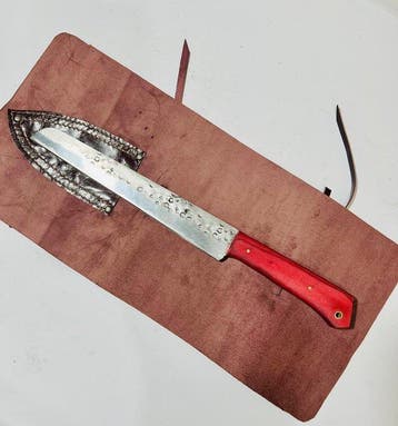 Hekito - Keukenmes - Carving knife - Exclusief vintage
