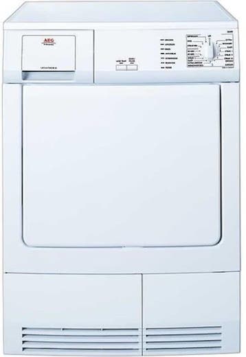 Aeg T55400 Condensdroger 5kg, Witgoed en Apparatuur, Wasdrogers, Ophalen of Verzenden, Zo goed als nieuw, Voorlader, 85 tot 90 cm