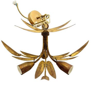 Ferro Art/Estilo Hans Kogl - Plafondlamp - IJzer - Gouden, Nieuw