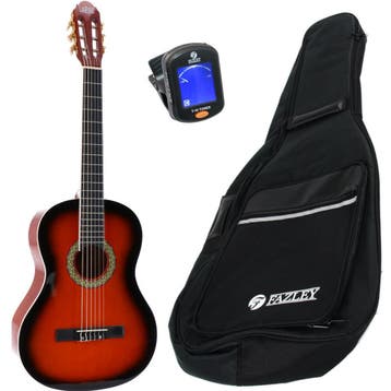 LaPaz 002 SB klassieke gitaar 4/4-formaat sunburst + gigbag, Verzenden, Nieuw