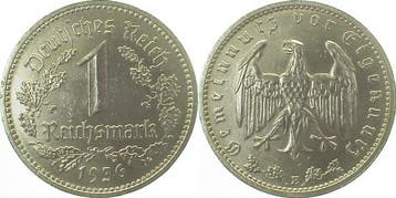 Duitsland 1 Reichsmark 1936 E vz J 354, Verzenden