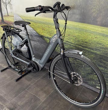 Gazelle Grenoble C5 Electrische Damesfiets - Riemaandrijving, Ophalen of Verzenden, Zo goed als nieuw, Minder dan 47 cm, 50 km per accu of meer