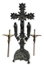 Modern Crucifix (3) - Gietijzer - 1940-1950, 1960-1970 -