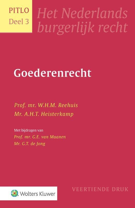Pitlo 3   Goederenrecht 9789013143874, Boeken, Studieboeken en Cursussen, Zo goed als nieuw, Verzenden