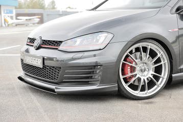 Rieger spoilerlip | geschikt voor VW Golf 7 VII GTI/ GTD 201, Verzenden, Nieuw, Volkswagen