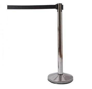 Afzetpaal Verschroomd | 98 cm Hoog | Zwart Koort | Per 2..., Verzenden, Nieuw in verpakking