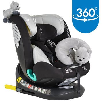 Moni Serengeti Light Grey 40-150 cm i-Size 360° Autostoel, Kinderen en Baby's, Verzenden, Nieuw, 15 t/m 36 kg, Isofix