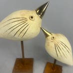 Ewa Budzowska - NO RESERVE- 2 BIRDS- (decorated 24 carat