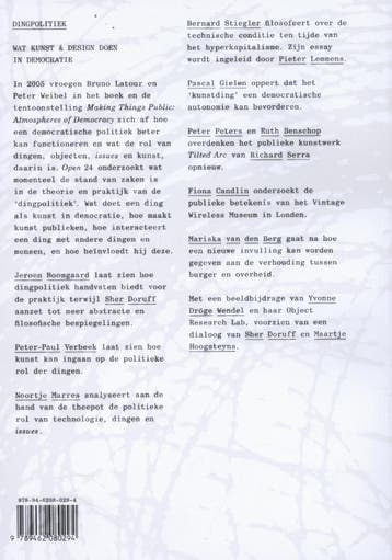 Dingpolitiek / Open / 24 9789462080294, Verzenden, Gelezen