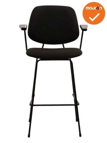 Barkruk Eva - NIEUW - Zwart (Krukken), Werkplek, Ophalen of Verzenden, Nieuw zonder verpakking, Overige typen