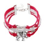 Fako Bijoux - Multi Armband - Infinity Tekst Love Olifant -, Verzenden, Nieuw