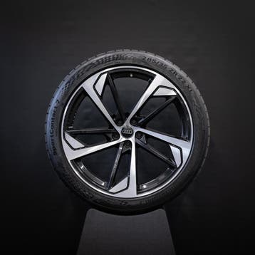 Audi Q7 SQ7 22 Inch Velgen Zomerbanden Origineel 285/35/22, Gebruikt, 285 mm, Banden en Velgen, Overige maten