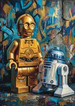 ANDSAL - R2-D2 & C-3PO LEGO Pop Art Special Limited Edition, Nieuw