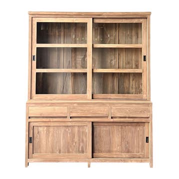 Moderne Buffetkast | Massief hout | 140cm t/m 240 |V.a €1395, 200 cm of meer, Teakhout, Nieuw, Ophalen of Verzenden