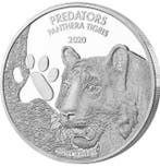 Congo Predators Panthera Tigris 1 oz 2020 (15.000 oplage), Postzegels en Munten, Munten | Afrika, Verzenden, Overige landen, Losse munt