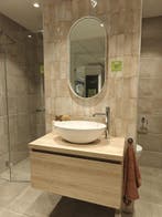 Badmeubel 80cm met waskom kraan en spiegel - 0034, Ophalen, Nieuw, 50 tot 100 cm, Wastafelkast