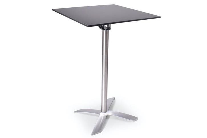 Statafel Helsinki | 70x70cm | opklapbaar, Tuin en Terras, Tuintafels, Nieuw, Kunststof, Vierkant, Ophalen of Verzenden