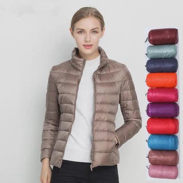 Dames Lichtgewicht Donsjack - Kort, Warm & Stijlvol Lente Ja, Verzenden, Nieuw