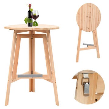 vidaXL Bartafel inklapbaar 78 cm vurenhout, Verzenden, Nieuw