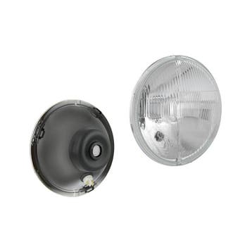Koplamp Rond Ø178mm H4 Inbouw 7 Inch, + H4 12V, Ophalen of Verzenden, Nieuw