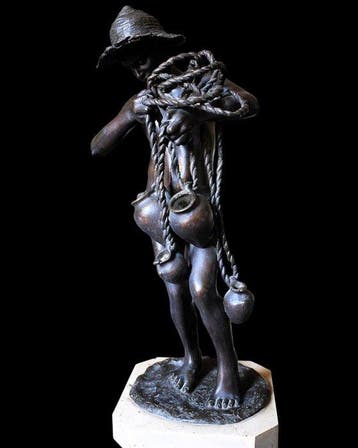 dal modello di Achille DOrsi (1845-1929) - sculptuur,, Antiek en Kunst