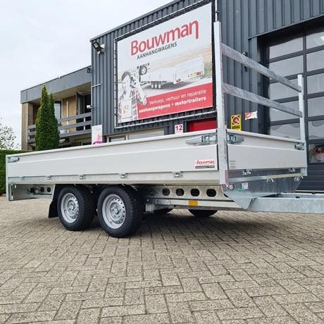 Henra 351x185cm 2700kg plateauwagen, Auto diversen, Aanhangers en Bagagewagens, Ophalen