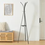 Kledingrek Vevelstad kapstok 181x52,5x52,5 cm zwart [en.casa, Verzenden, Nieuw