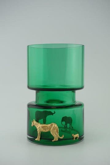 Vanessa Mitrani - Vaas - Safari - Verguld brons