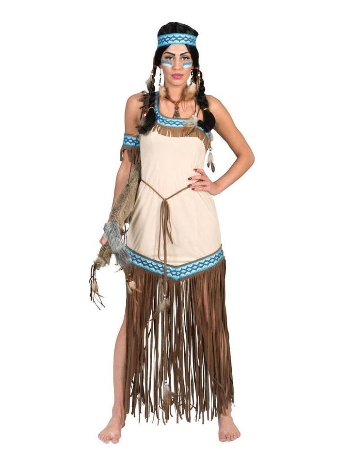 Indianen Jurk Anoki, Kleding | Dames, Carnavalskleding en Feestkleding, Nieuw, Ophalen of Verzenden