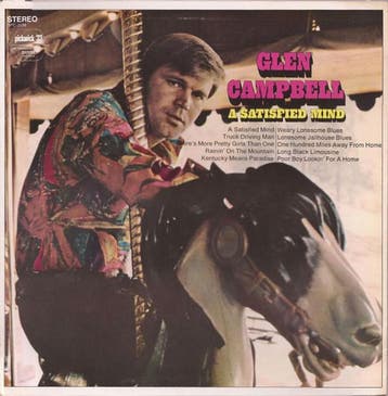 Glen Campbell - A Satisfied Mind, Ophalen of Verzenden, Gebruikt