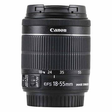 Canon EF-S 18-55mm f/3.5-5.6 IS STM met garantie, Audio, Tv en Foto, Ophalen of Verzenden, Gebruikt