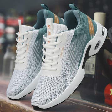 Heren Ademende Hardloopschoenen met Gebreid Mesh - Comfortab, Verzenden, Nieuw
