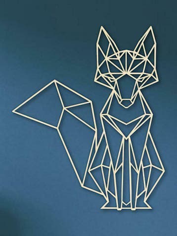Geometrische Vos / Dieren, Huis en Inrichting, Verzenden, Nieuw
