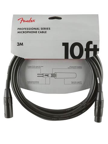 Fender Professional Series microfoon kabel XLR 3m, Muziek en Instrumenten, Verzenden, Nieuw
