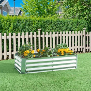 Plantenbak Celano verhoogde moestuinbak 120x60x30 cm verzink, Tuin en Terras, Planten | Tuinplanten, Verzenden