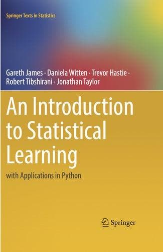 An Introduction to Statistical Learning with Applications in, Verzenden, Nieuw