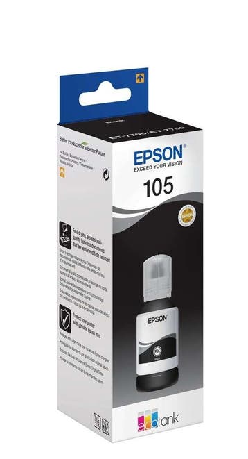 Epson 105 EcoTank Pigment Black ink bottle (Ink cartridges), Verzenden, Nieuw, Overige typen