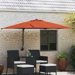 vidaXL Tuinparasol Terracotta 248,5 x 247,5 x 160 cm, Verzenden, Nieuw, 2 tot 3 meter