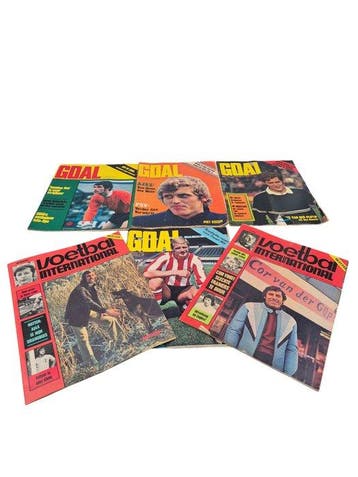 Konvolut aus 6 Zeitschriften – Voetbal International & GOAL, Nieuw